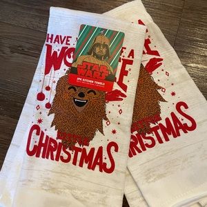 Star Wars Christmas kitchen towels